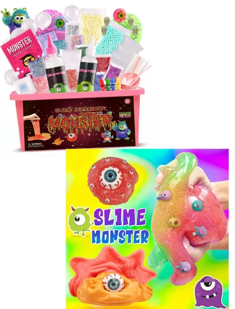 

Educational Sensory Toy DIY Slime Set with One Eyed Design Kids Learning Play Kit