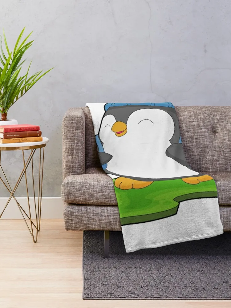 Penguin Hiker Backpack Throw Blanket Summer Beddings Bed Plaid on the sofa Sofas Blankets