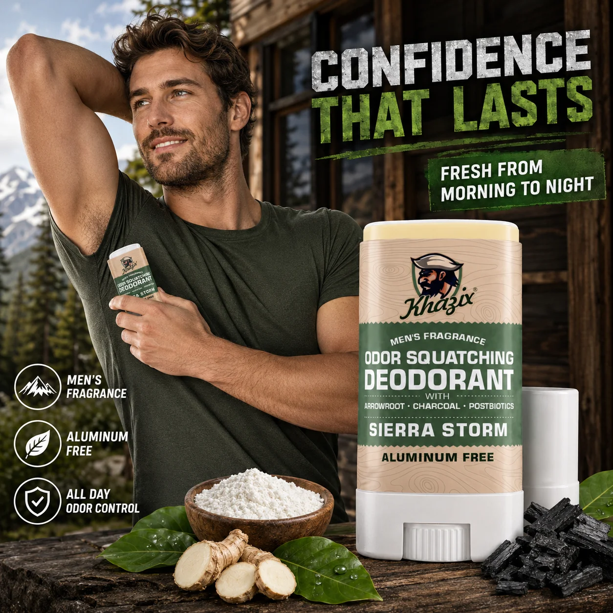 Underarm Deodorant Stick|Dual-Active Odor Fighting Formula|Shea Butter & Essential Oils Infused|Gentle Long-Lasting Freshness.Bo - view 4