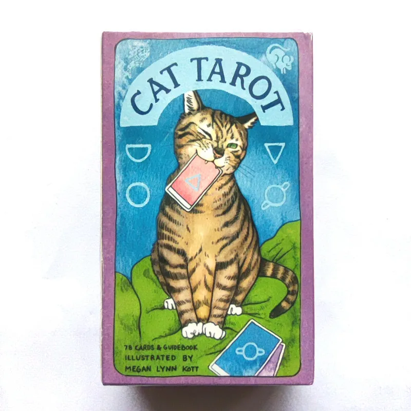 1PC Pagan Cat Witch Tarot Pre-Christmas Tarot Christmas Eve Crying & Casual Party Board Game Cards