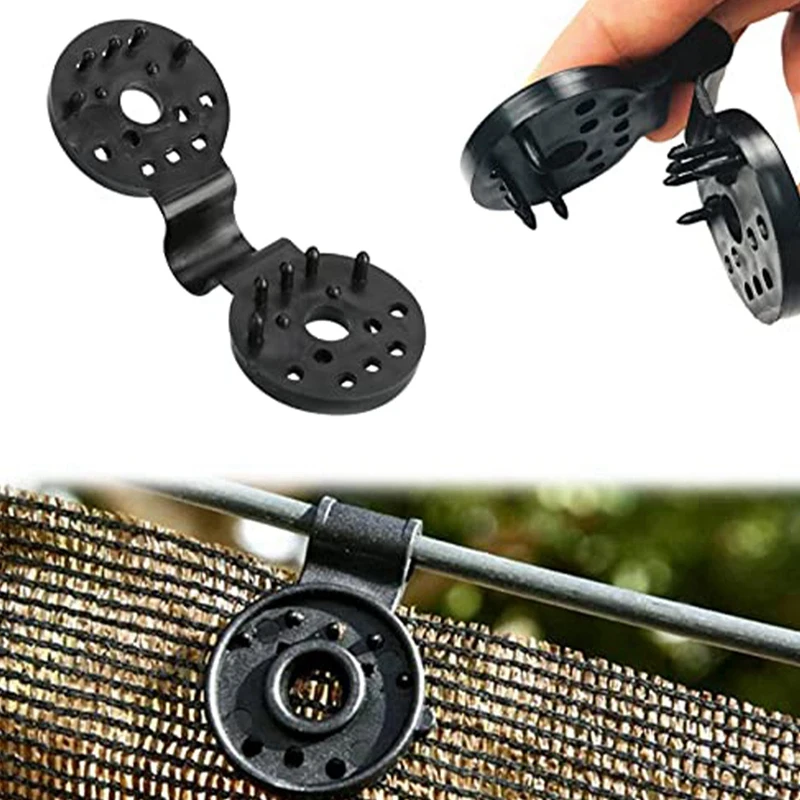 Shade Cloth Heavy Duty Lock Grip, Shade Cloth Plastic Clips Reusable Plastic Clips