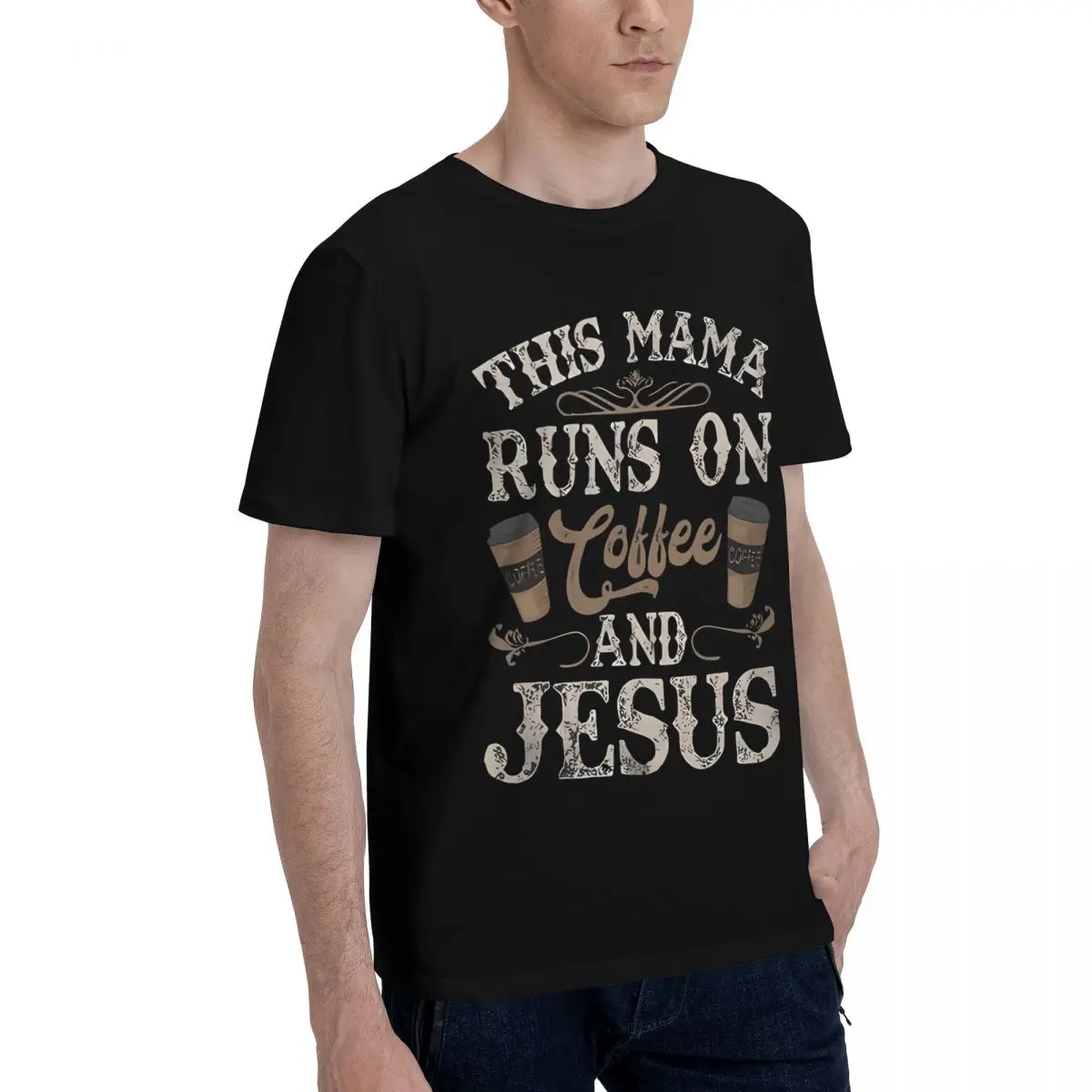 Movement Coffee Jesus Mama Quote Top tee Kemp premium High quality Home USA Size