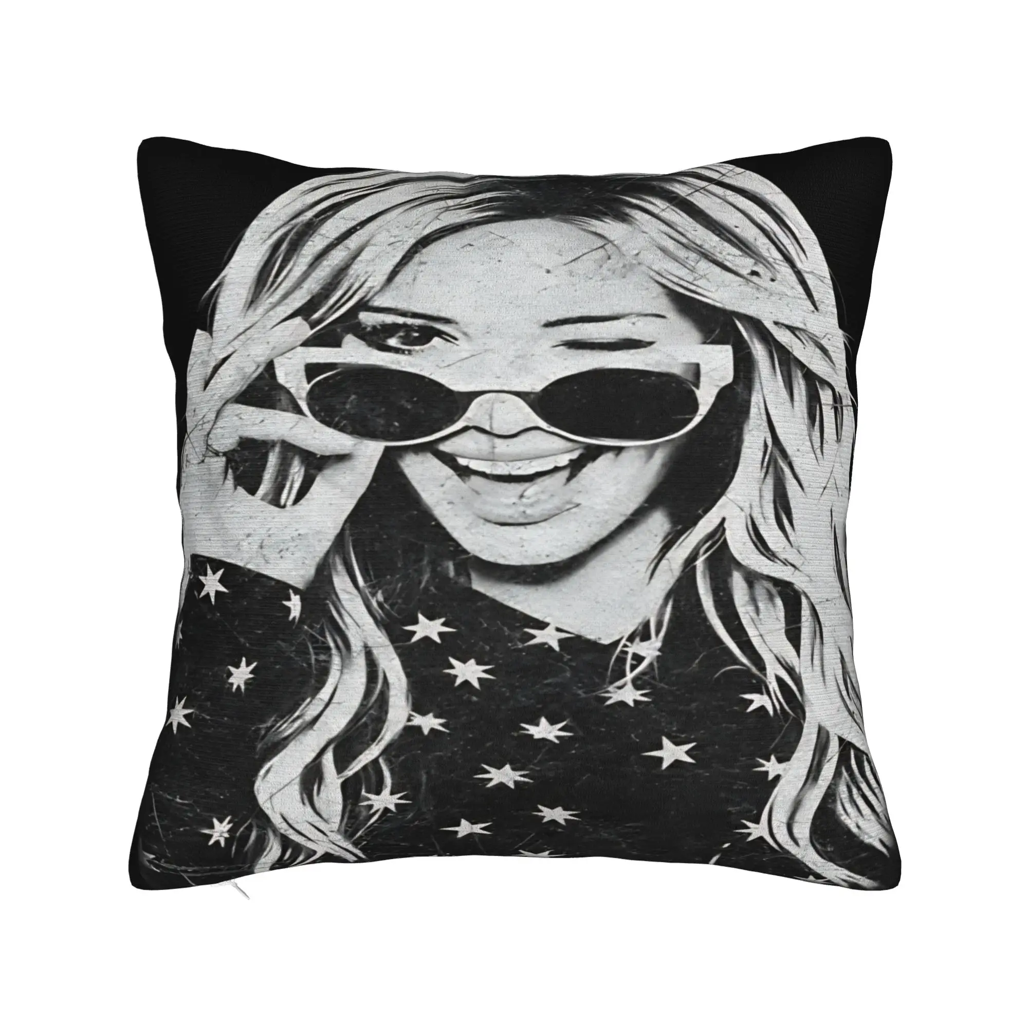 Hilary Duff Lucky Me Tour Pillow Case  Fashion Pillow Cover Comfy Pillowcases For Wedding Party Home Decor