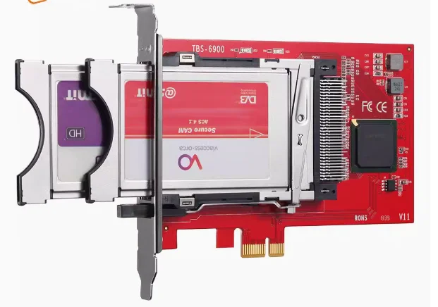 For The TBS6900 DVB Network Dual CI Slot PCIe TV card TS receives linux