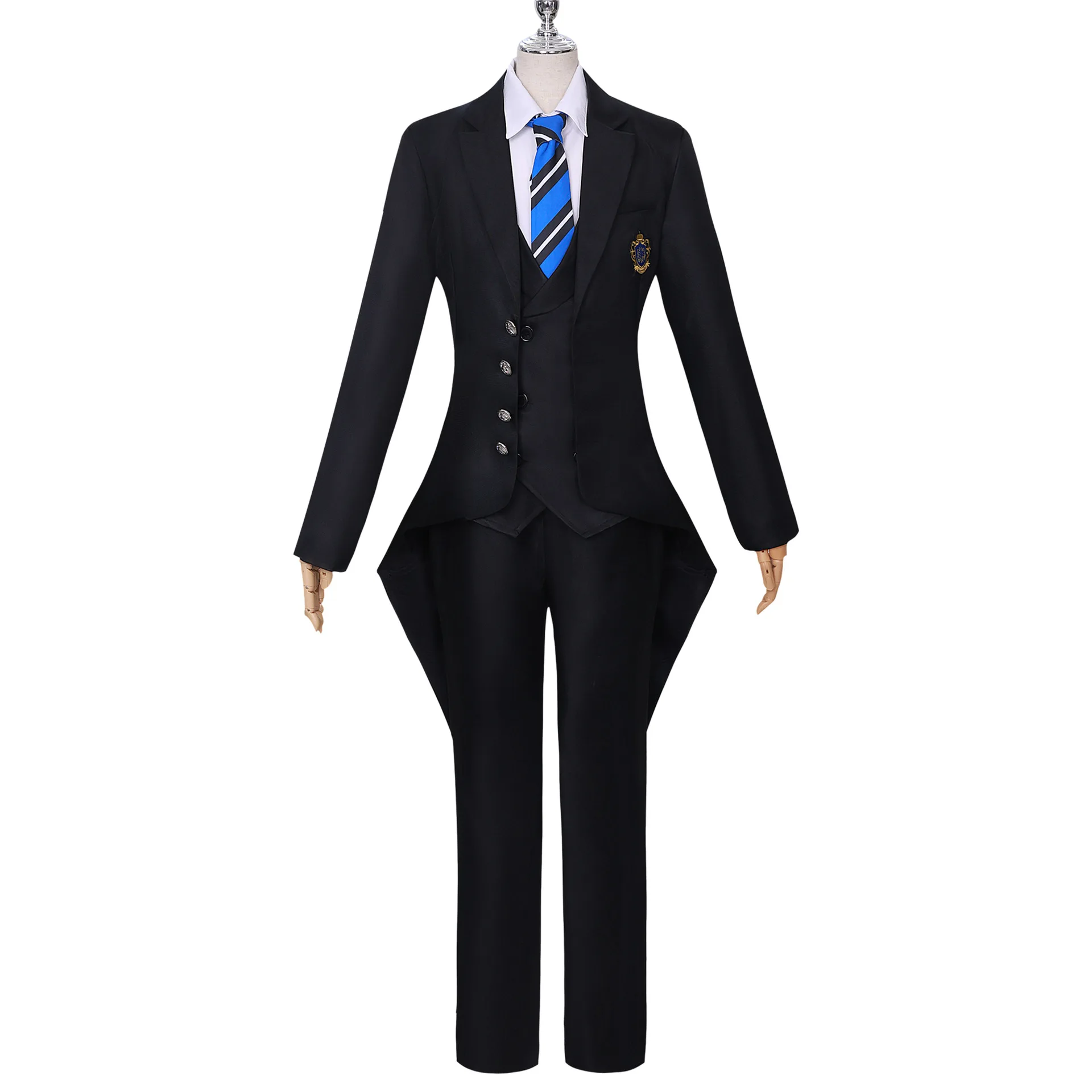 Ciel Phantomhive trajes de cosplay masculino, Anime Black Butler, terno de peruca, uniforme escolar masculino, Carnaval, dramatização de Halloween, conjunto de roupas