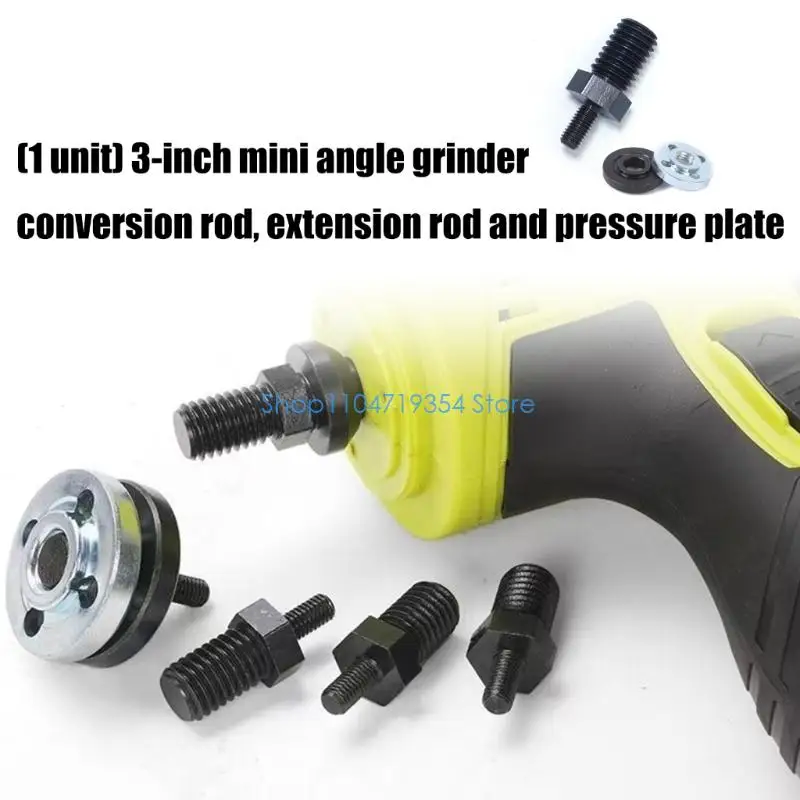 0XLD High Durability Carbon Steel Grinder Adapter Rod For Complex Angled Applications