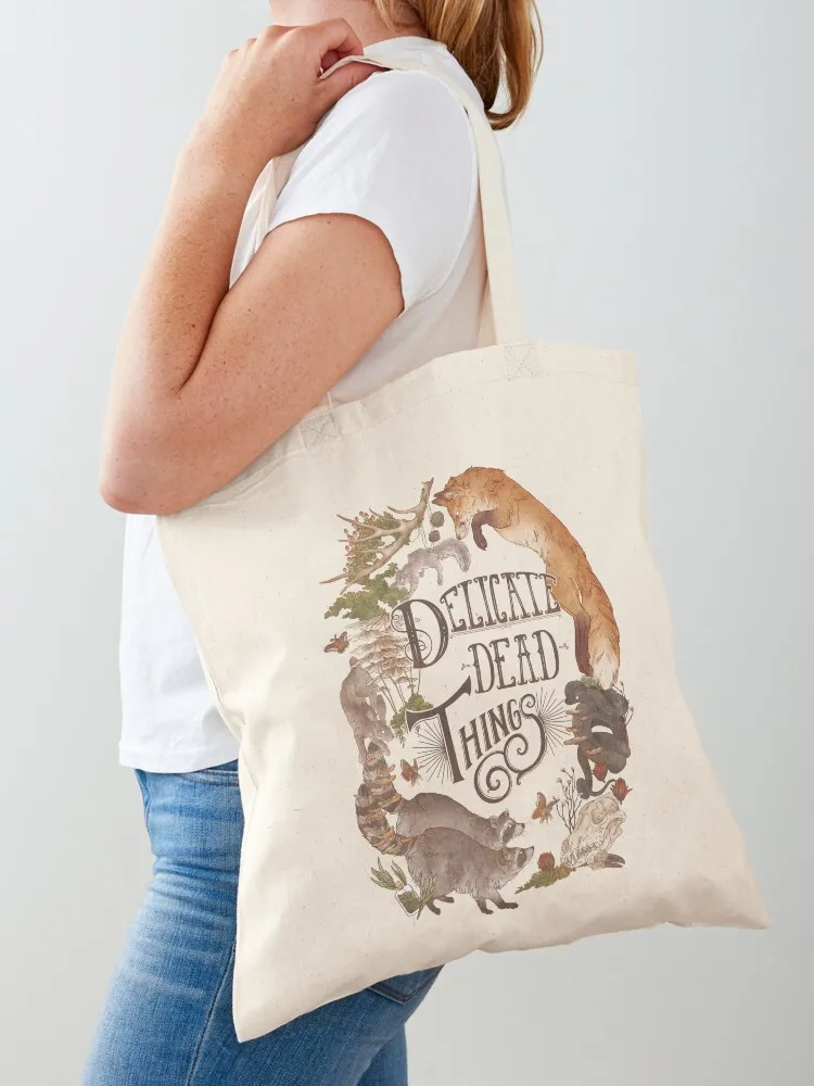 

Delicate Dead Things Tote Bag cute pouch bag Handbags women woman shopping bag tote bags men