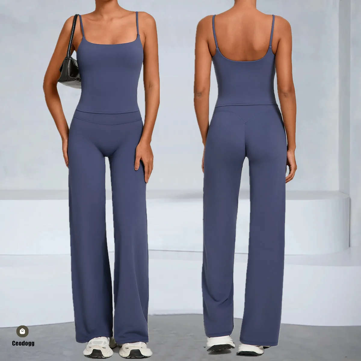 

Pad 2PCS Women Tracksuit Yoga Set Push Up Workout Sportswear Gym Clothing High Waist Legging Fitness Outfit Pant Activewear XP01