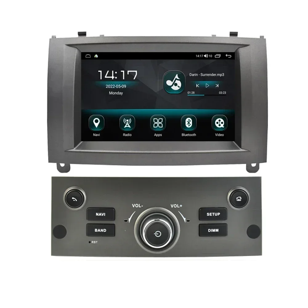 Stock! Android 13 CAR DVD GPS FOR PEUGEOT 407 2004-2010 2011 RADIO Car Multimedia Player Stereo Autoradio Navigation Camera