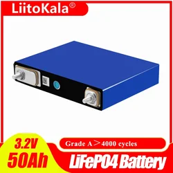 LiitoKala 3.2V 50Ah lifepo4 cells Lithium iron phosphate for 12V 52Ah rechargeable battery pack diy solar energy storage