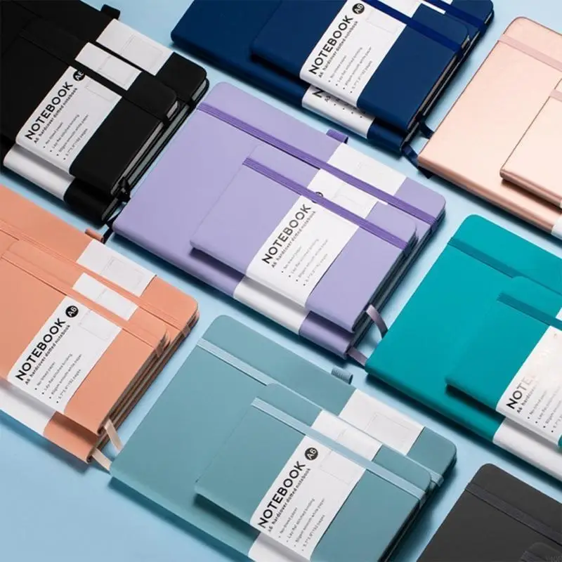 Y4QF Notebook twardej oprawie 192 stronami Szerokie Wyszewki DZIENNIK BIZNES BIZNES BIZNESUS DO PISKING 216X145 mm