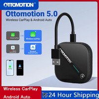 OTTOMOTION 5.0 CarPlay Android Auto Adapter Wired To Wireless Dongle for Benz VW Haval Toyota Mazda Ford Audi Accessories