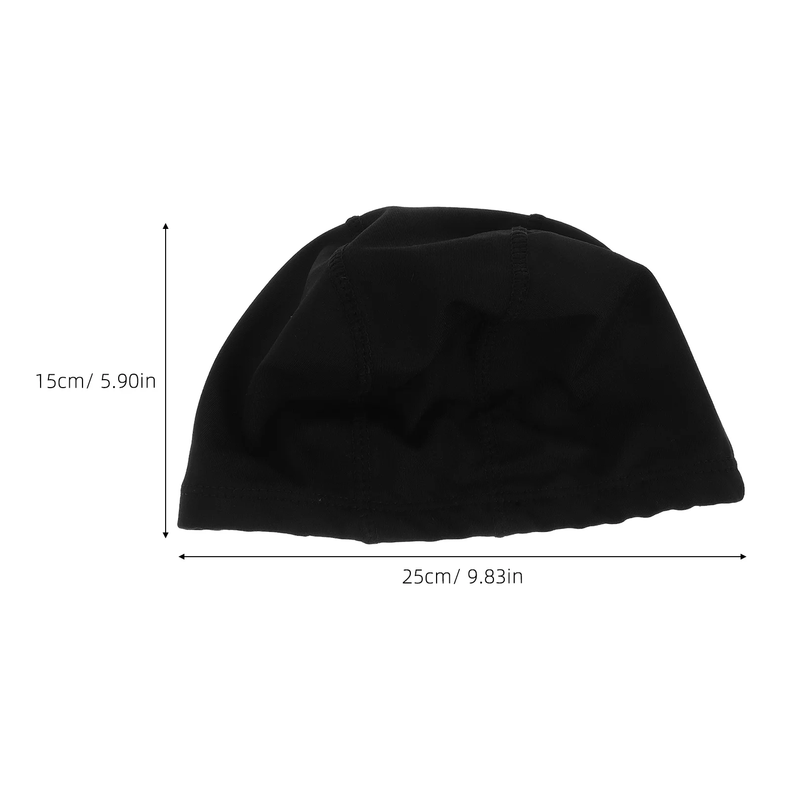 3 قطعة قبعة السباحة سريعة الجفاف عالية المرونة البوليستر قبعة السباحة للجنسين للشعر الطويل الشباب الرجال النساء قبعة السباحين #2
