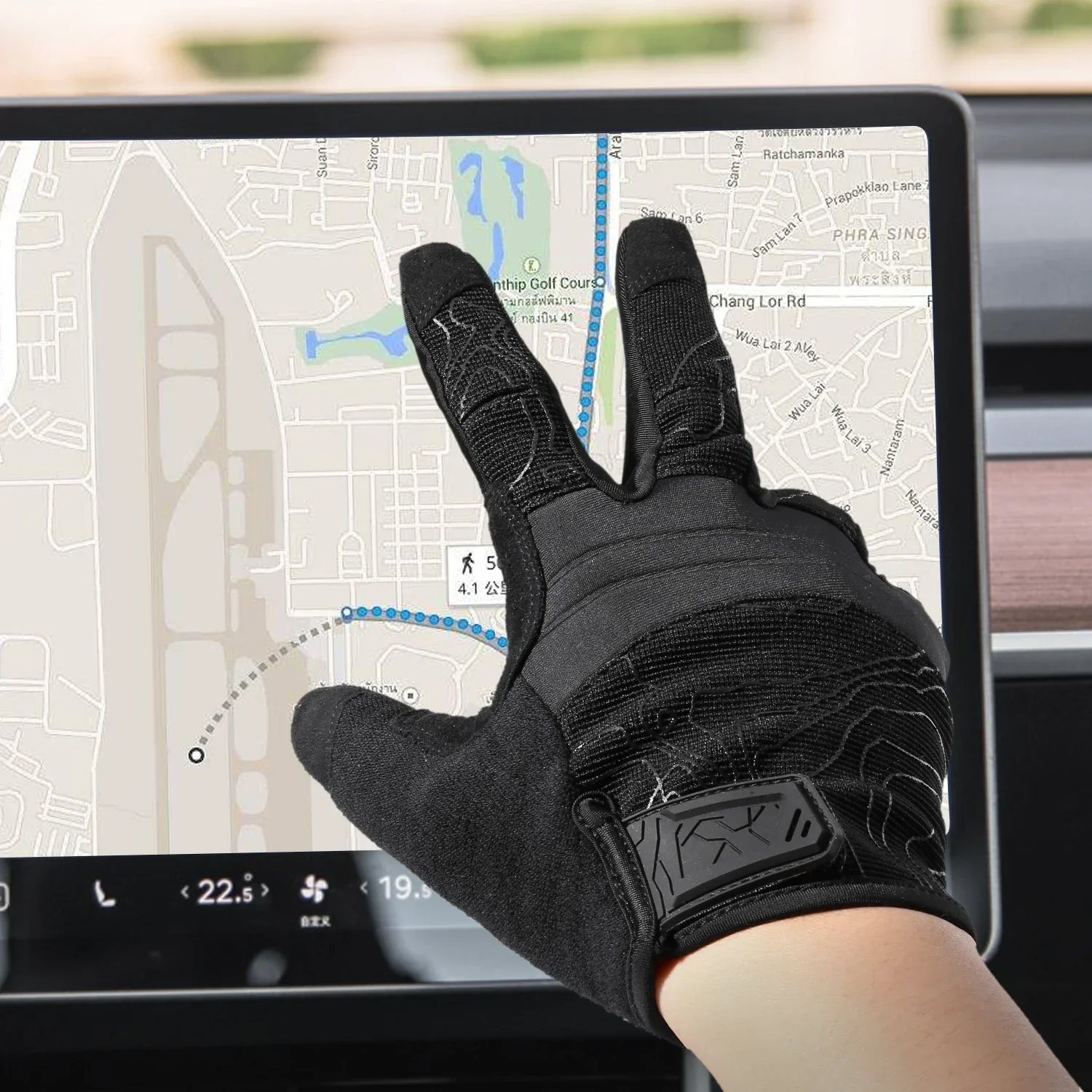 Tactical Driving Glove Cycling Mittens Full Finger Long Gloves Touch Screen Airsoft Paintball Shooting Biking Hunting Ride Men