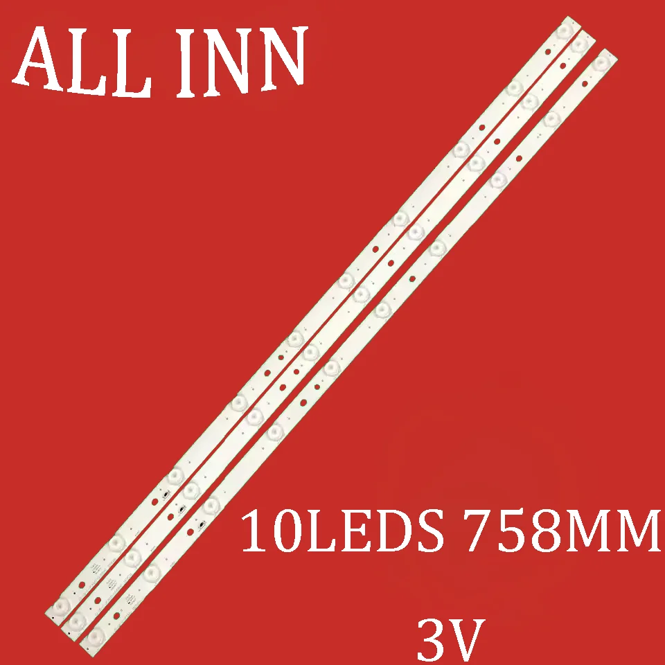 

Лента светодиодной подсветки, 10 ламп D39-2000 JS-LB-D-JP3920-052DBAD Для экрана LC390TU1A11 LED39C310A, световая панель NVR-7406-39HD-N