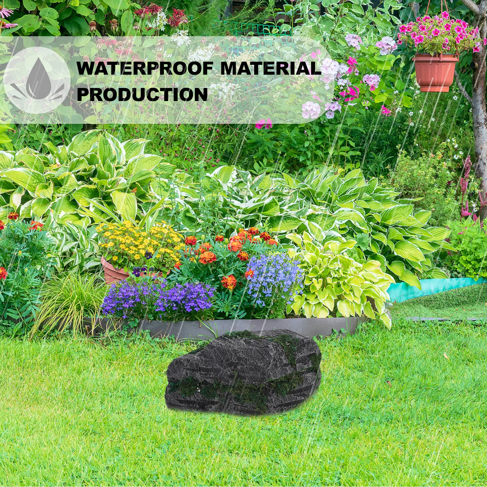 

1pc Foam Artificial Rocks Realistic Lightweight Fake Stones For Garden Landscape Vase Filler Terrarium Tank Decoration Yard