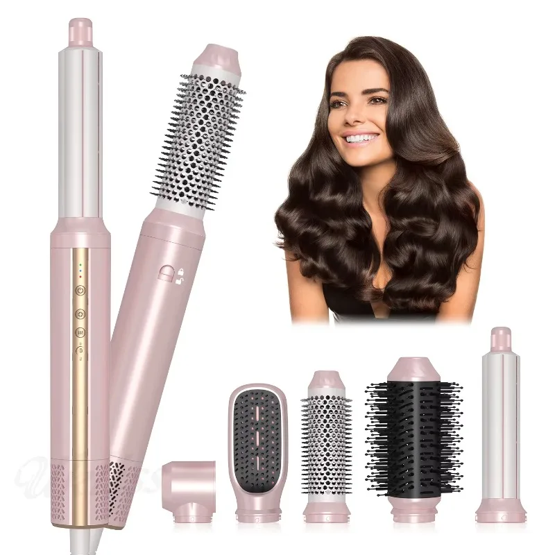 New Design Wholesale 7-in-1 One-Step Hair Dryer Comb Styler Hair Dryer Brush Capacitor with Bracket