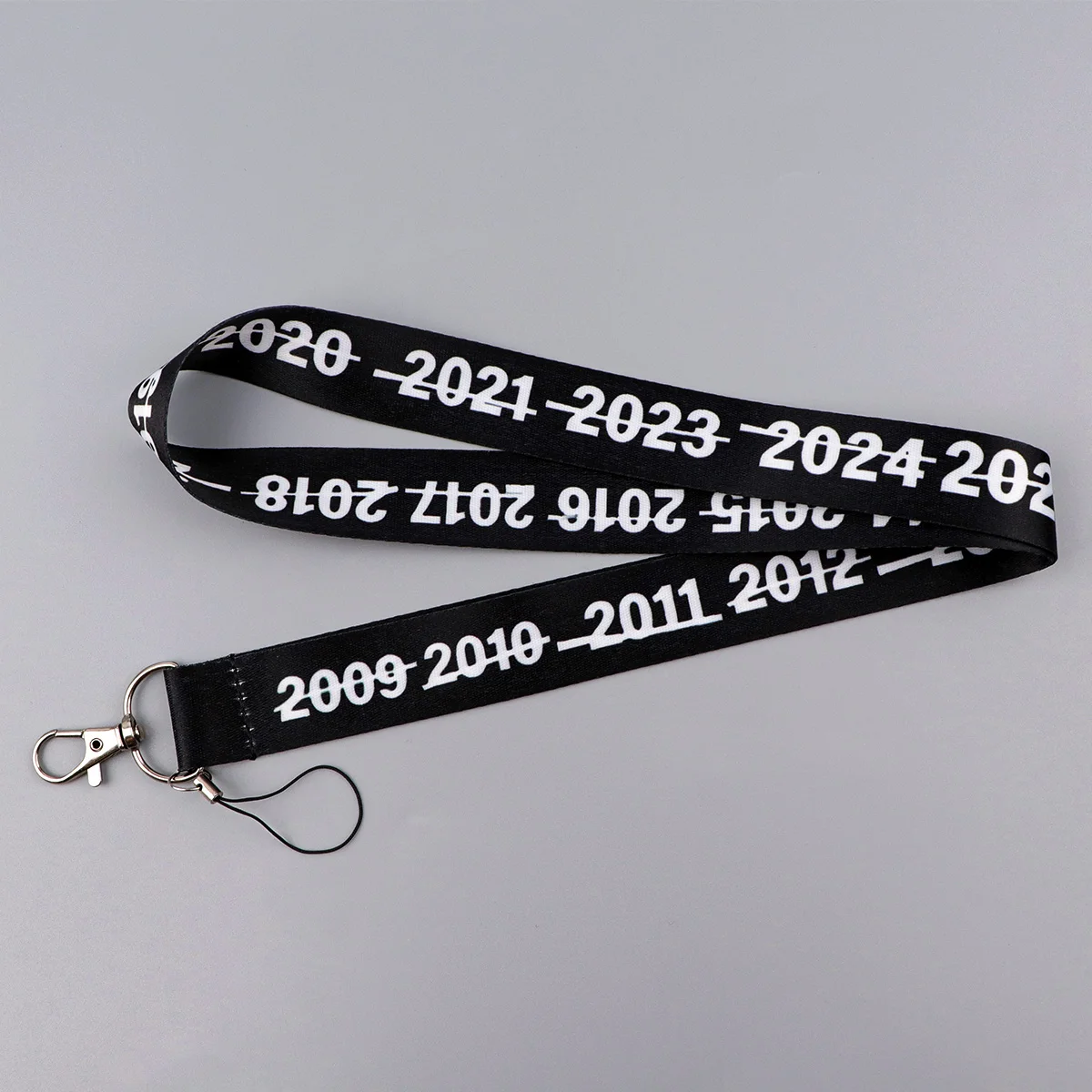 Vintage Trendy Zitat-Lanyard Halsband Schlüsselanhänger Landschafts-ID-Kartenhalter Ausweishülle Handy-Umhängeband Schlüsselring Zubehör – Detail 1
