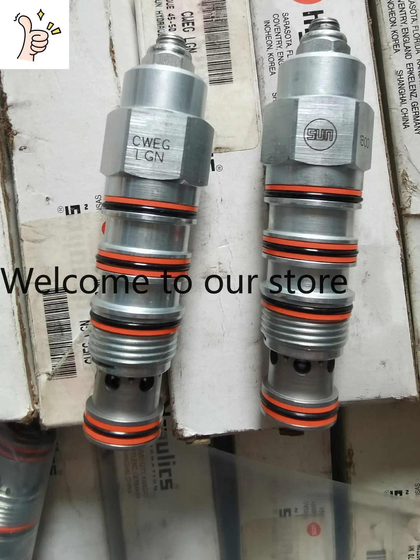 SUN Balance Valve CWEG-LGN. New Genuine Hydraulic Valve Cartridge Valve
