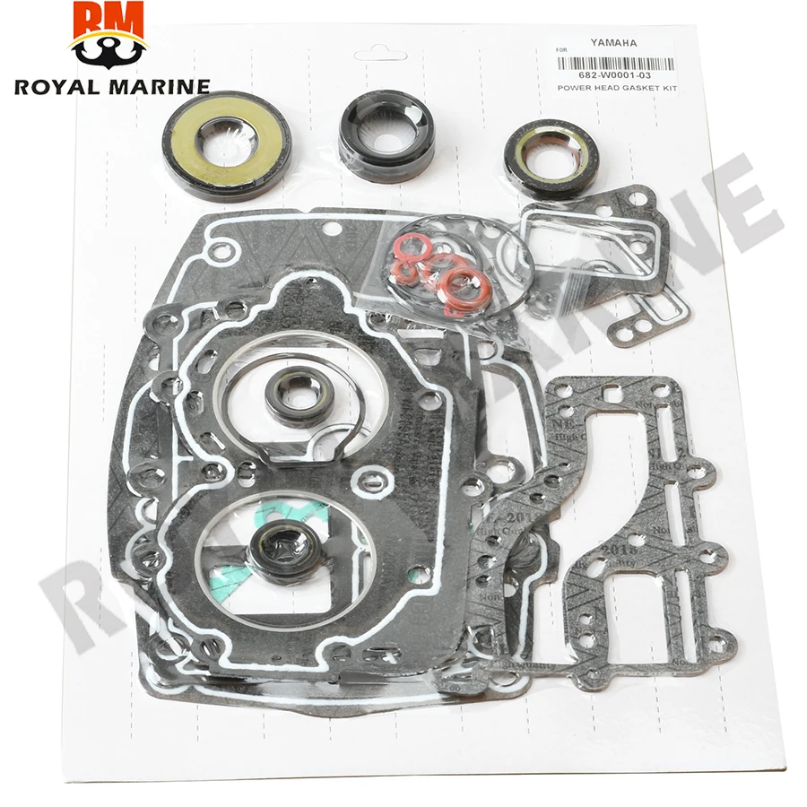 

682-W0001-03 Gasket Kit 682-W0001 For Yamaha Outboard Motor 2T 15HP 15C Old Model boat engine parts