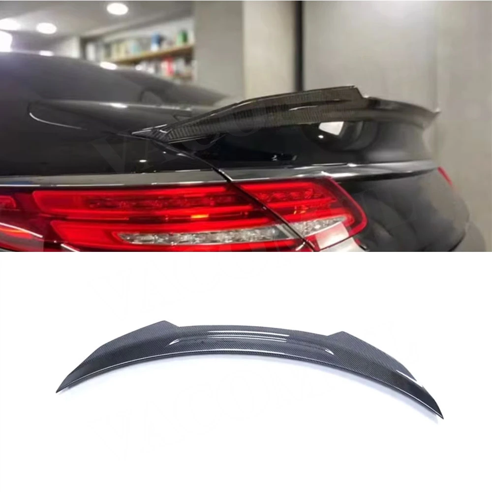

Carbon Fibe Rear Wing Lip Rear Spoiler For Benz C217 S500 S63 S65 Coupe 2015-2020