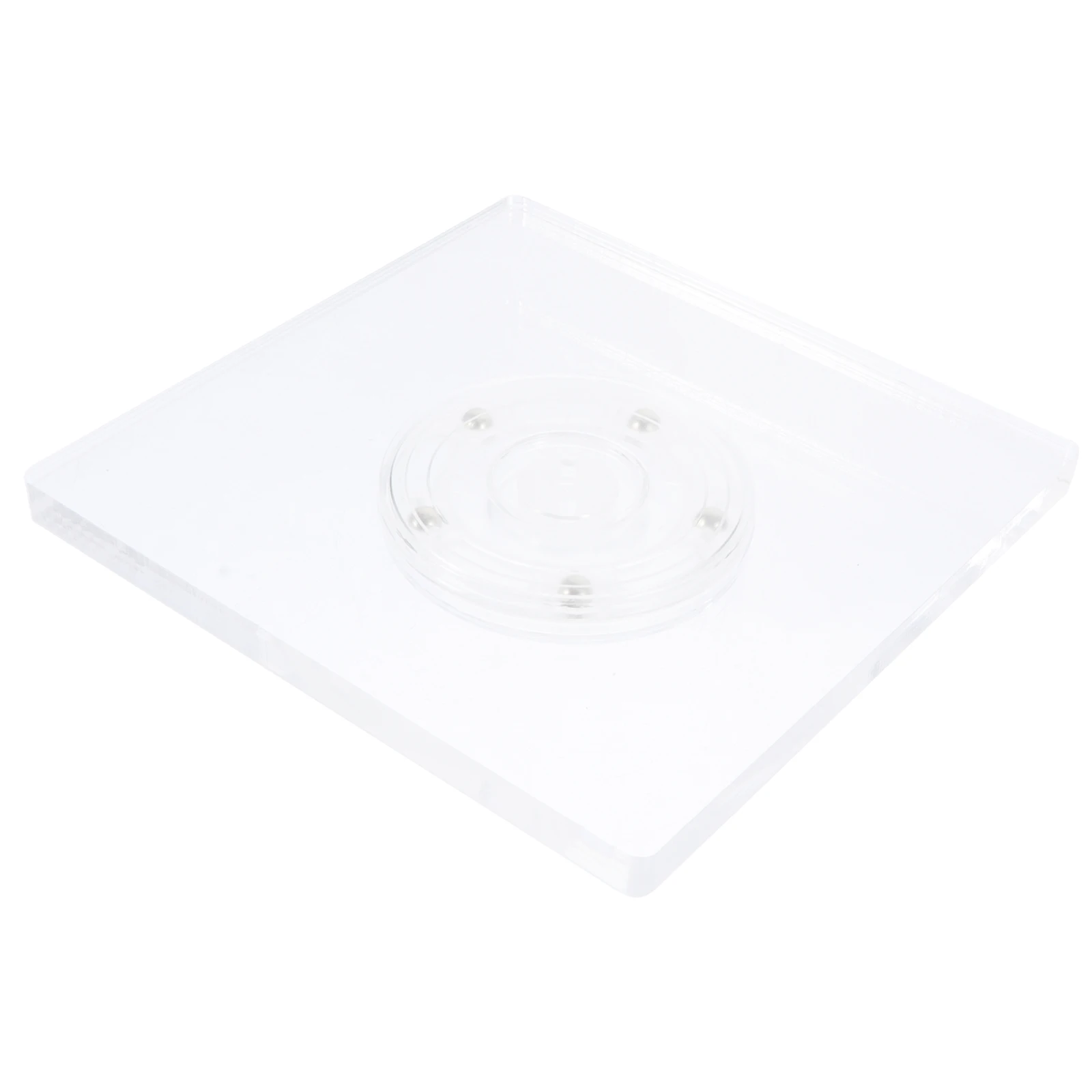 

Cake Turntable Baking Pastry Transparent Rotating Platform DIY Decor Tool Large Base Easy Clean Kitchen Barware Cake St