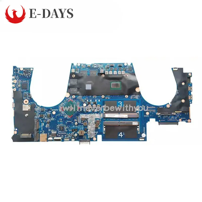 

For HP ZBOOK 15 G5 Laptop Motherboard DAXW2CMBAI0 Notebook Mainboard CPU I7-8750H I7-8850H GPU WX 4150 4G 100% Tested Ok