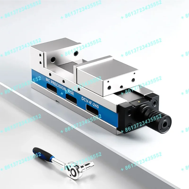 CNC Machining Centers Precision Hydraulic vise 4 inch Pneumatic Flat Mouth  0.005mm