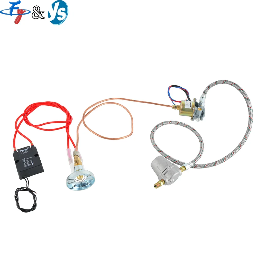 Complete Siphon Waste Oil Burner Ignition System Kit Electromagnetic Pump Nozzle Ignition Transformer Filter