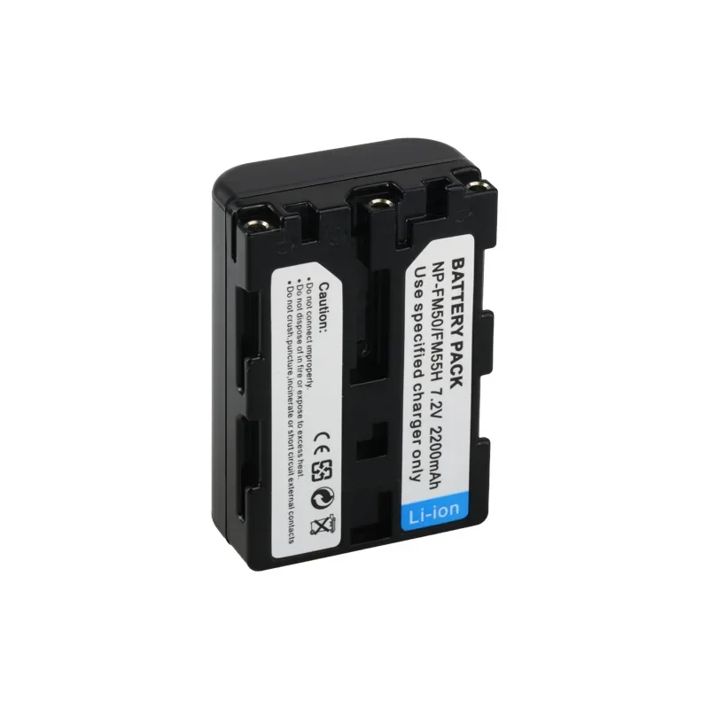 NP-FM50 FM55H Bateria 2200mAh Akumulator do Sony NP-FM51 NP-FM30 NP-FM55H DCR-PC101 A100 Series DSLR-A100 Camera — zdjęcie produktu 2