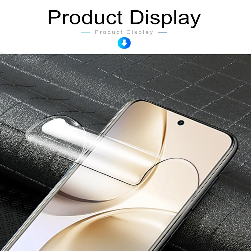 2 قطعة واقي شاشة هيدروجيل ناعم لهاتف Realme 14 Pro + طبقة رقيقة واقية لا Glas Realmi 14 Pro Plus Realme 14Pro + 14ProPlus