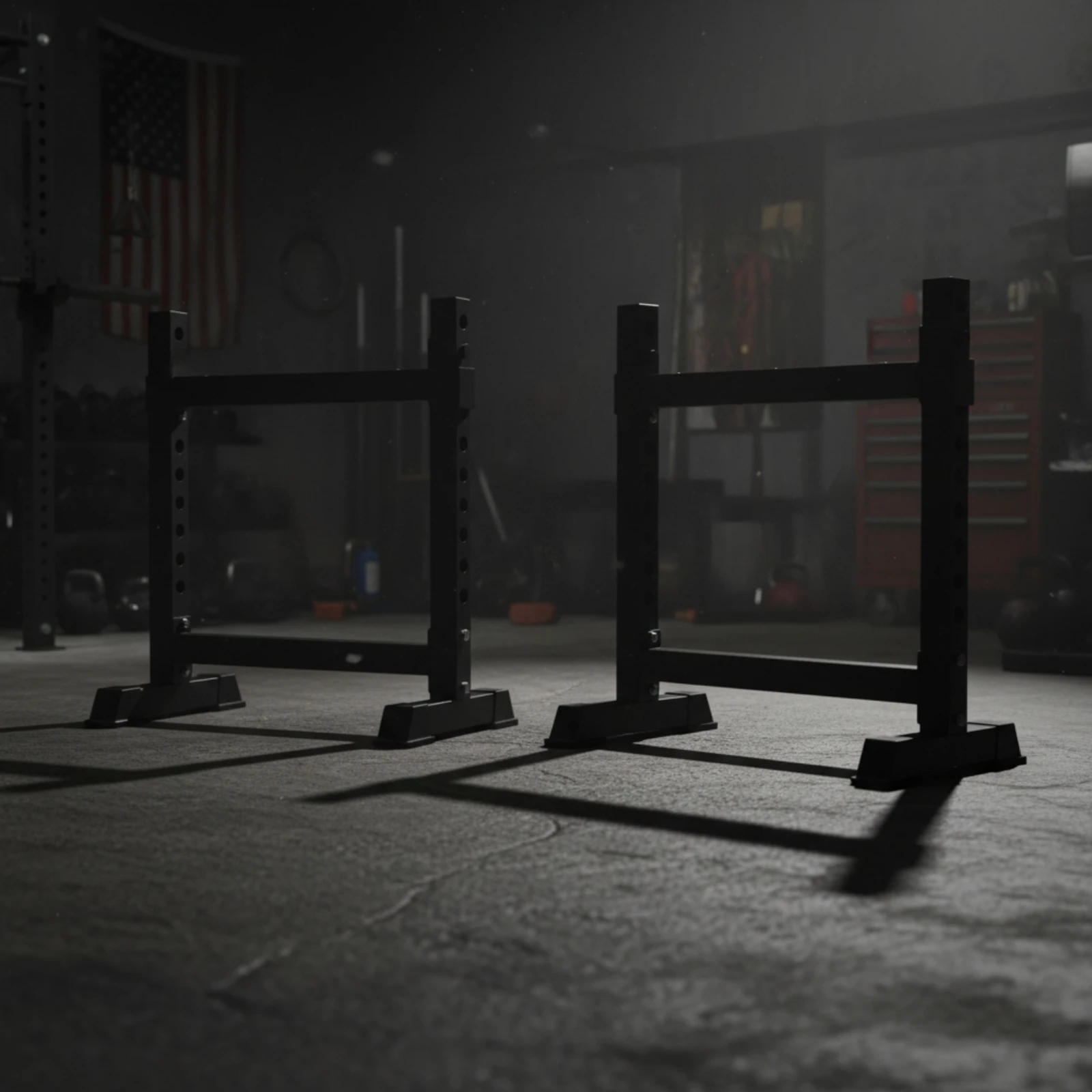 bench-press-protection-rack-steel-bench-press-spotter-stand-spotter-stand-with-adjustable-height-safety-arm-secure