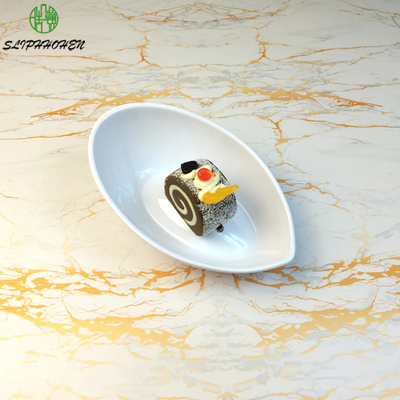 Imitation Porcelain Tableware, Vegetable Dish, Dinner Plate, Household Kitchen Utensils, Hot Pot Restaurant, 100% Melamine