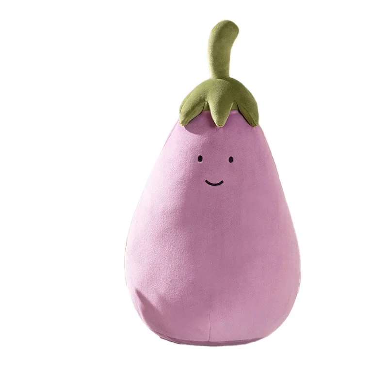 ألعاب قطيفة على شكل باذنجان لطيفة ومضحكة، ألعاب قطيفة رائعة، بلوشيز نباتية، ديكورات معلقة للأطفال، هدية عطلة للفتيات #5