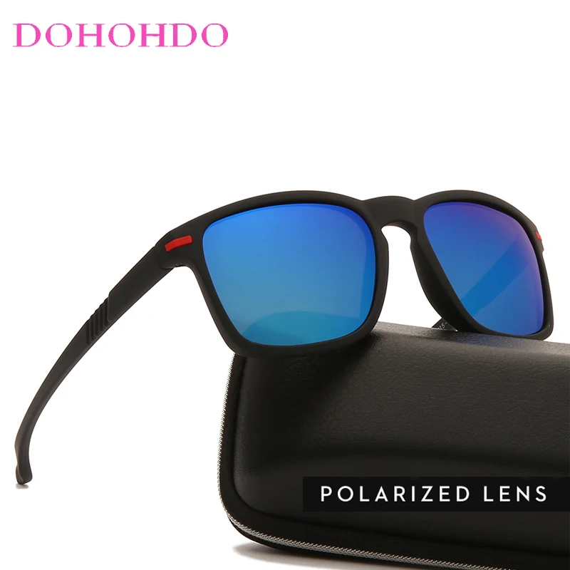 

Outdoor Sports Brand Design Square Frame Polarized Night Vision Sunglasses Women Driving Anti-Glare Cycling Men Goggles UV400