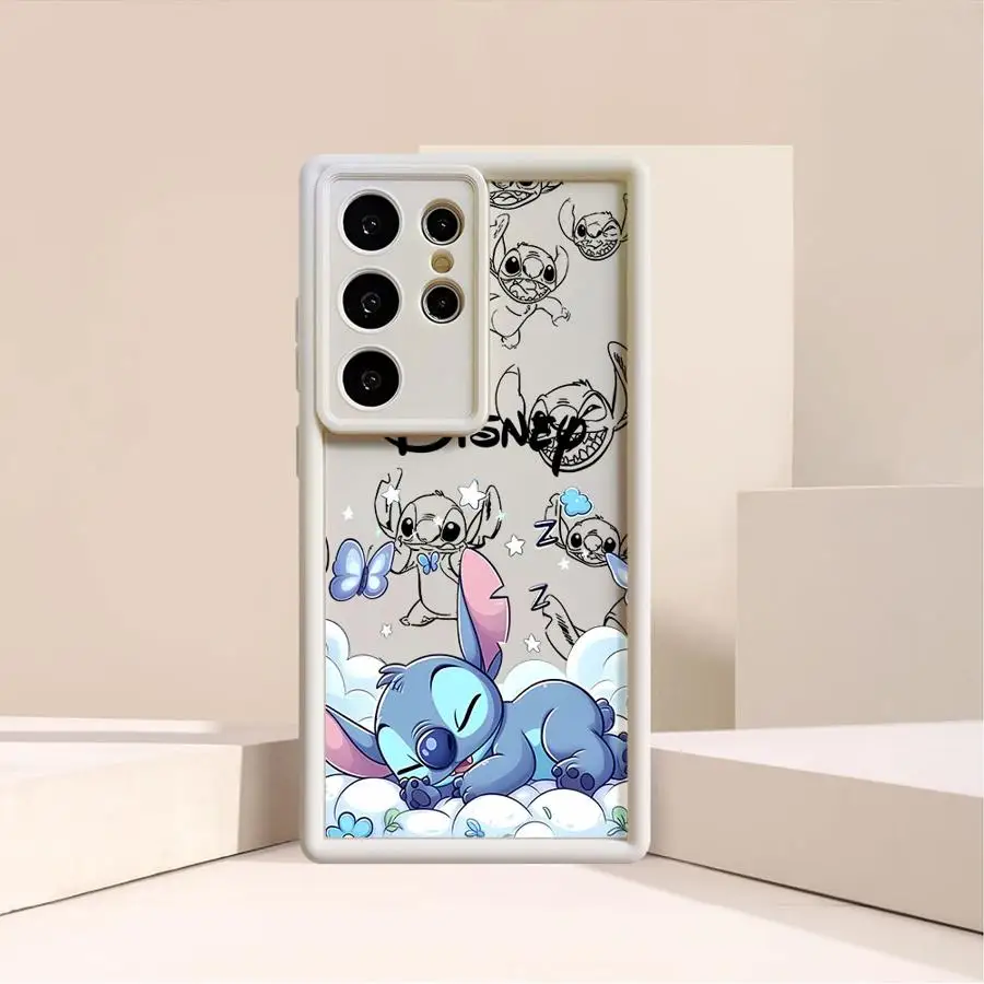 Case For Samsung S23 S24 S22 Ultra S20 FE S21 Plus Angel Eye Ladder Shockproof Phone Cover Silicone Shell Cartoon Cute Sitich image 5