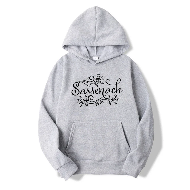 Women Sassenach Hoodie Outlander Book Series Hooded Pullover Jamie Fraser Tv Show Sweatshirts Kawaii Vintage Tops Fans Gift