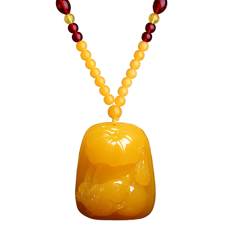 

New 2025 Gourd Pendant Nelace Ethnic Sle Old Wax Carving Sweater Accory Charm Fre out Faion Jewelry for Couples