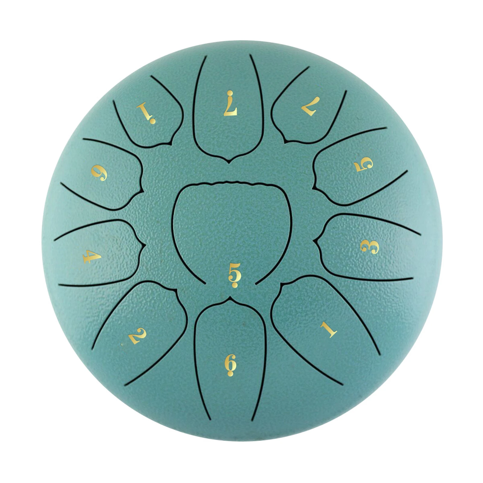 6 Inch Steel Tongue Drum 11 Notes Handpan Drum with Drum Mallet Finger Picks Percussion for Meditation Yoga