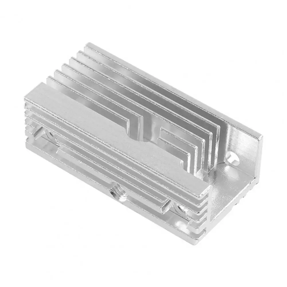 3D Printer Extruder Cooling Block Efficient Heat Dissipation Heavy Duty Aluminum Alloy 3D Printer Parts Accessories