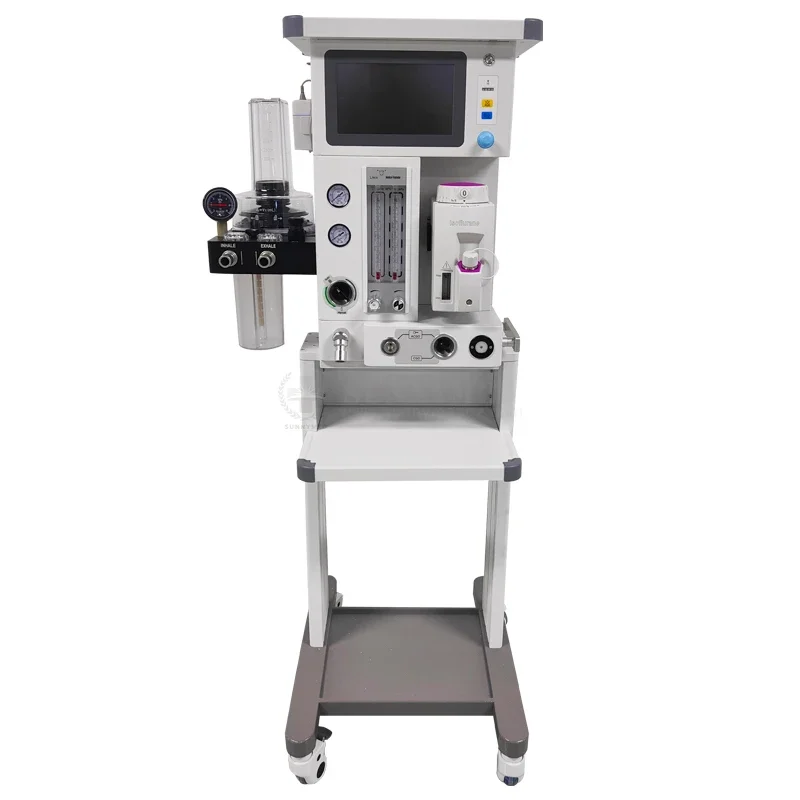 SY-W074 Intergrated Veterinary Anesthesia Machine with Built-in Turbine Ventilator Advanced   Cart Type