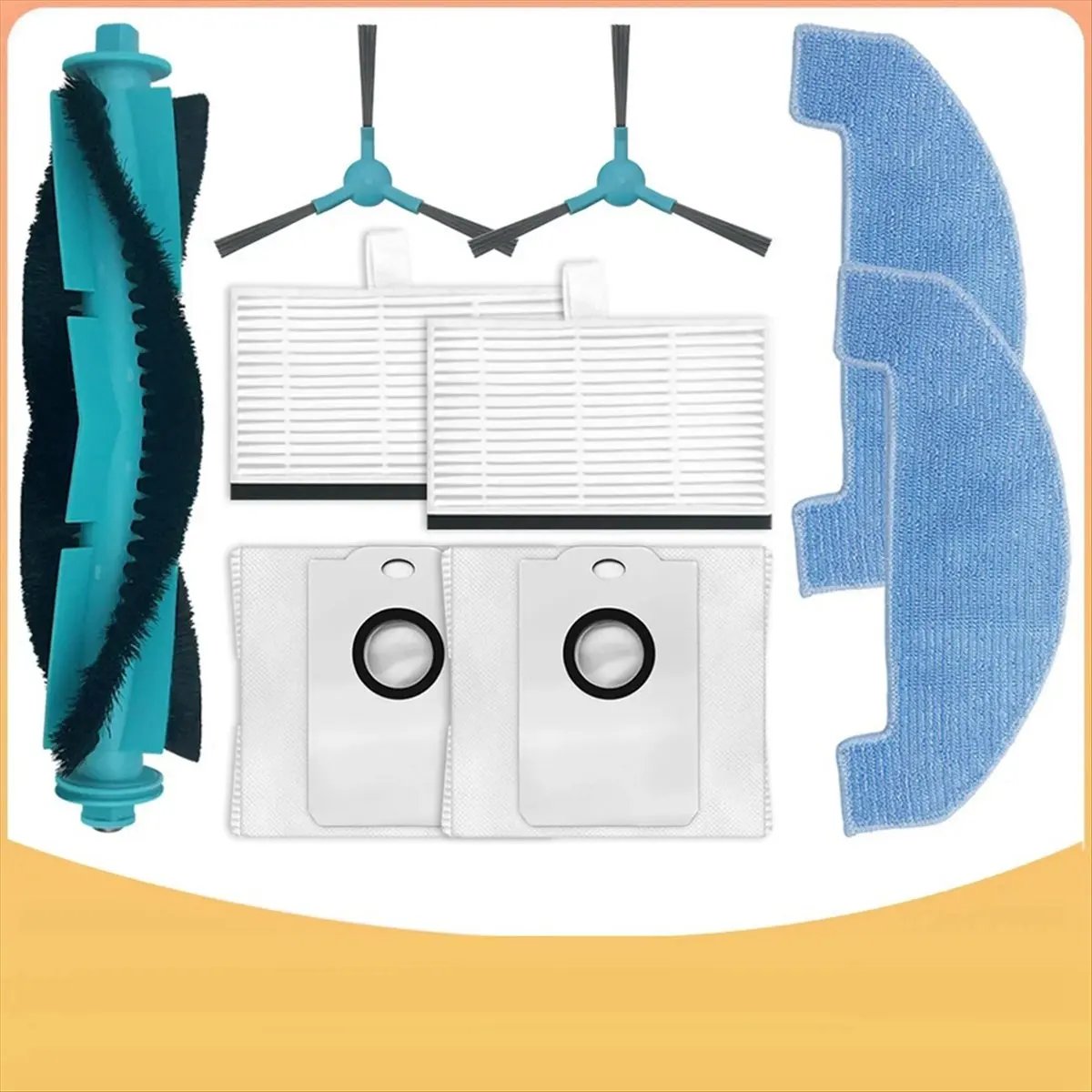 

A01M For Conga 2499 Ultra Home Advanced Main Side Brush Hepa Filter Mop Cloth Dust Bag Accessories Replacement Part