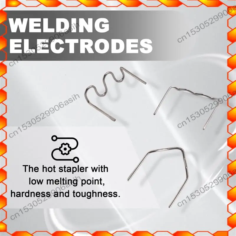 -AT52 600 Pieces Hot Staples Welding Rods Bumper Repair Welding Wire For Repair Machine Car Bumpers Dashboards Lamp Holders