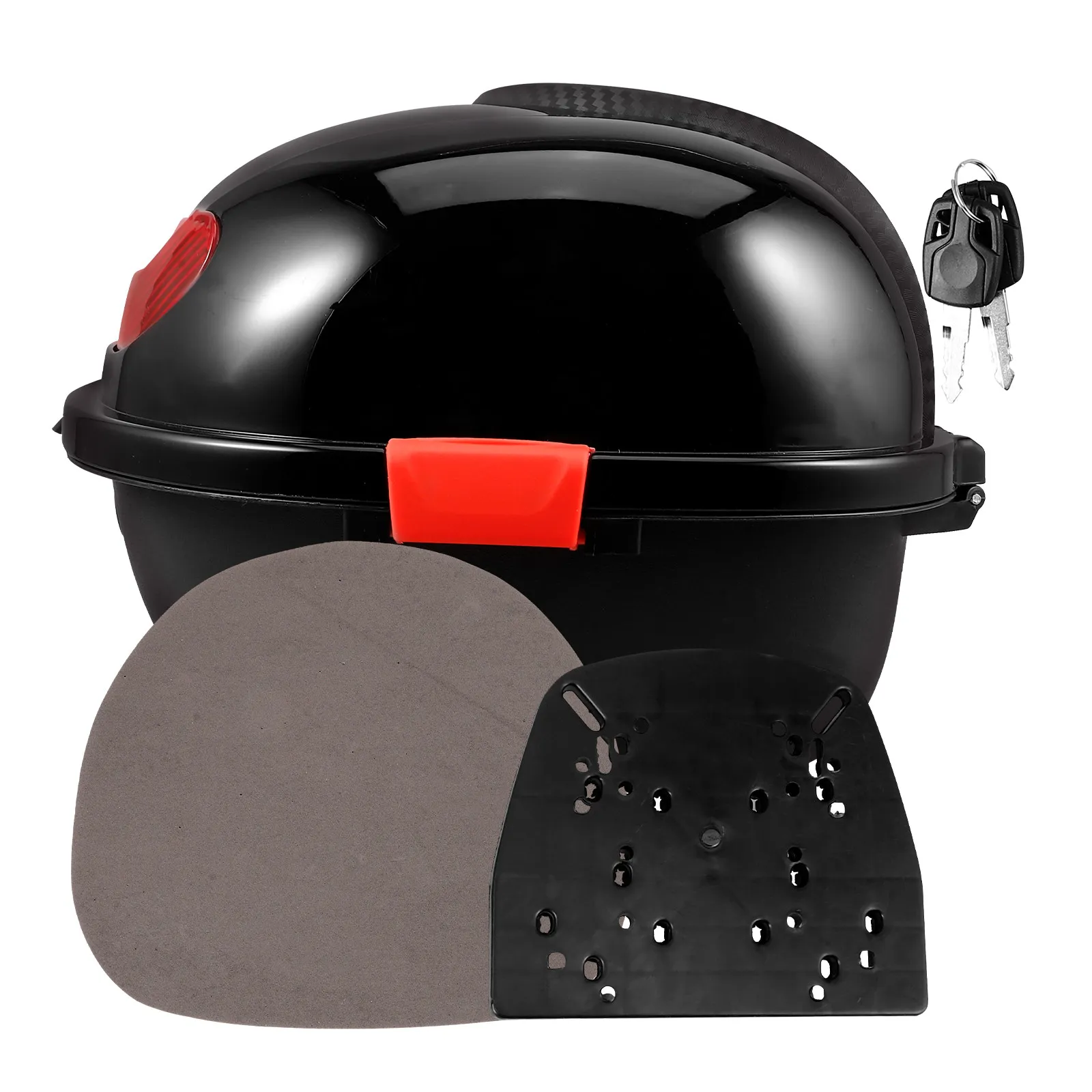 

Motorcycle Trunk 35L Waterproof Rear Top Box Heavy Duty Storage Case For Scooter Luggage Carrier Pp Material Quick Mount