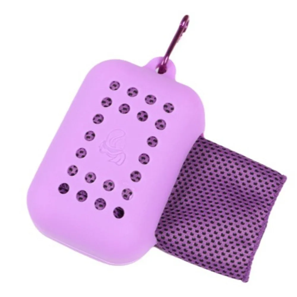 Durable Polyester Cooling Towel Silica Gel Quick Dry Cold Towel Microfiber Absorbent Quick Dry Towel Summer