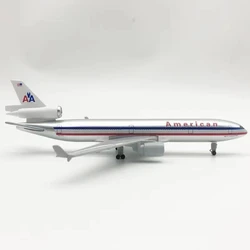 Diecast Airplane Model 20cm Alloy Metal Air Malaysia Netherland KLM American Thail World Cargo MD MD-11 Plane Model Aircraft Gif