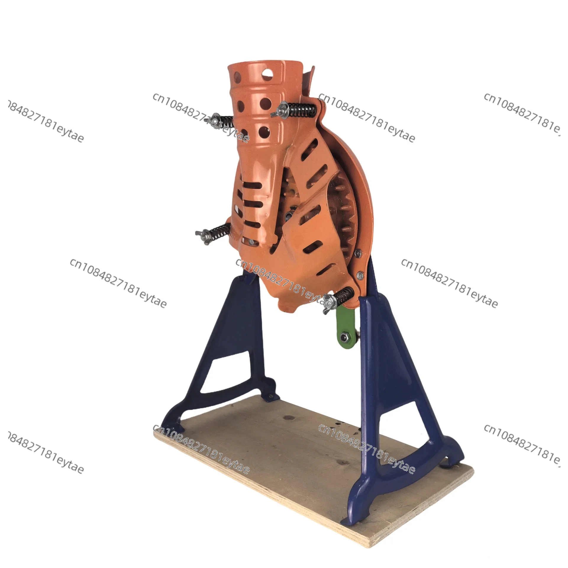 Household manual corn threshing and peeling machine