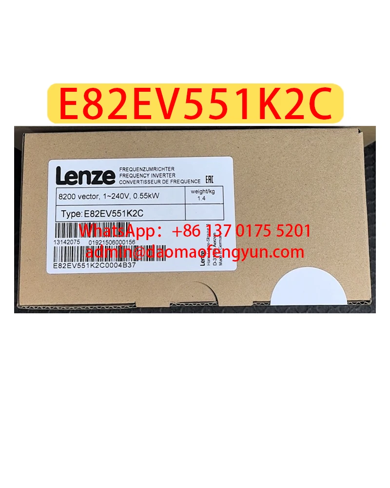 

8200 vector E82EV551K2C Brand New Converter，Fast shipping