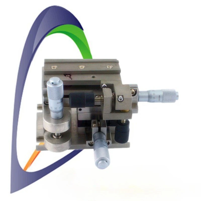 NT06FA precision five-dimensional optical fiber adjustment frame, displacement stage, optical fiber fixed base
