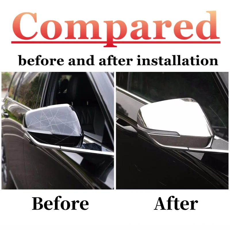 For Trumpchi GAC GS8 2022 2023 Car Rearview Cover Protector Rear Mirror Cover Trims Accessories Auto Styling Modify Decoration